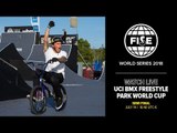 FWS EDMONTON 2018: UCI BMX Freestyle Park World Cup Men Semi final
