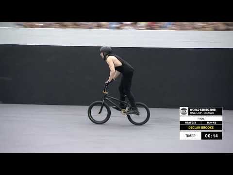 Declan Brooks 3rd place - UCI BMX Freestyle Park World Cup Final | FISE World Series Chengdu 2018