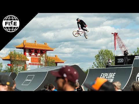 Jake Leiva Winning Run - UCI BMX Freestyle Park World Cup Semi Final | FISE Edmonton 2018
