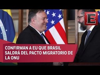 Bolsonaro confirma salida de Brasil del pacto migratorio de la ONU