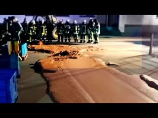 Río de chocolate aparece en calle de Alemania | Noticias con Francisco Zea