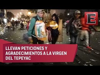 Reporte nocturno: Miles de peregrinos llegan a la CDMX para festejar a la Virgen