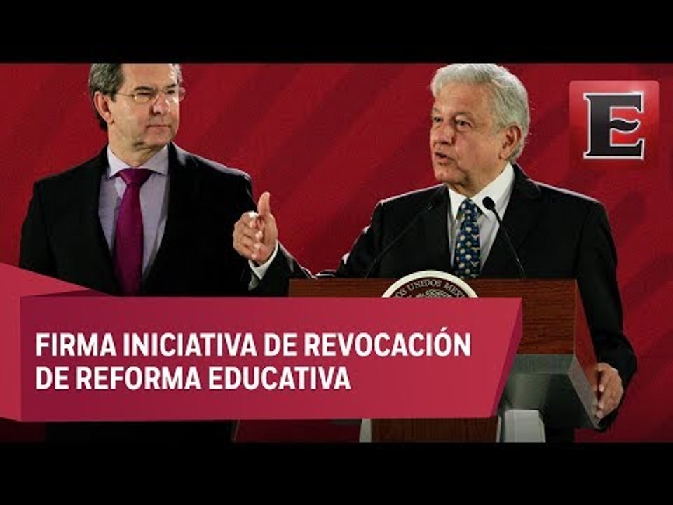 López Obrador presenta Plan General de la Educación