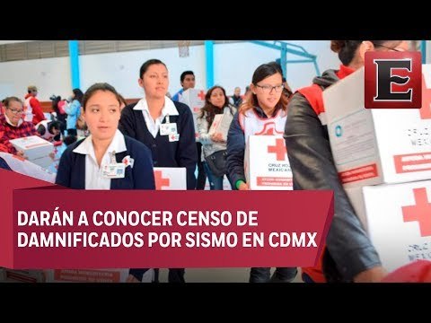 Cruz Roja entrega ayuda humanitaria a damnificados por el 19S