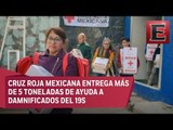 Cruz Roja Mexicana entrega ayuda a daminificados del sismo del 19S