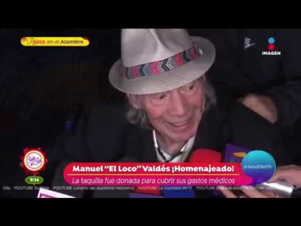Manuel "El Loco" Valdés es homenajeado por grandes comediantes | Sale el Sol