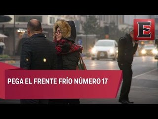 Frente frío 17 provoca bajas temperaturas en Tamaulipas