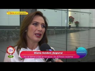¡Diana Golden estalla y se defiende de acusaciones de Alfredo Adame! | Sale el Sol