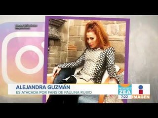 Alejandra Guzmán es atacada por fans de Paulina Rubio | Noticias con Francisco Zea