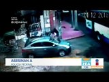 Así asesinaron a policía federal; cámara de seguridad grabó todo | Noticias con Zea