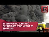 Se incendia bodega de telas en Toluca