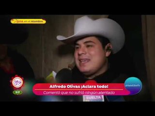 ¿Otro atentado contra el cantante Alfredo Olivas? | Sale el Sol