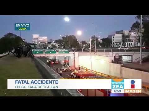 Aparatoso accidente en Tlalpan y Churubusco deja dos muertos | Noticias con Francisco Zea