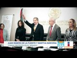 Juan Ramón de la Fuente y Matha Barcena toman protesta como embajadores | Noticias con Paco Zea