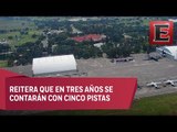 Obras del aeropuerto en Santa Lucía empezarán en enero, adelanta López Obrador