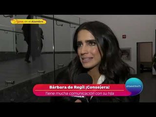 ¿Cómo es la comunicación de Bárbara de Regil con su hija? | Sale el Sol