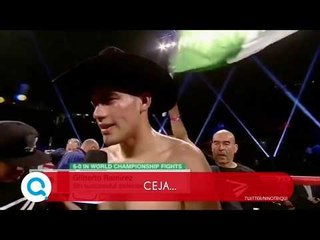 Boxeador no sabe qué decir en inglés tras su victoria | Qué Importa