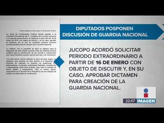 Tải video: Diputados posponen la discusión de la Guardia Nacional | Noticias con Ciro