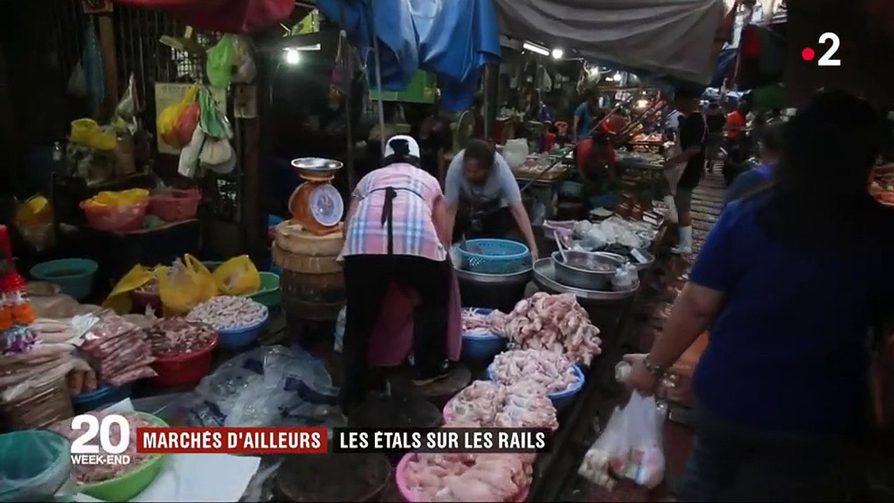 Marchés d'ailleurs : des étals sur des rails