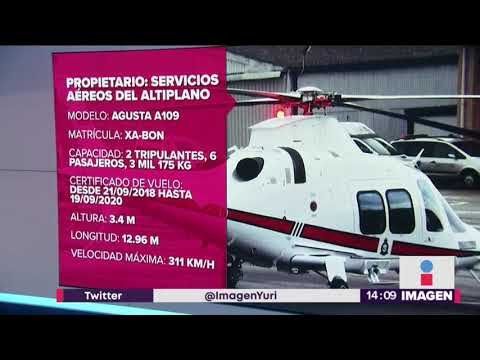 Este era el helicóptero en el que murieron Martha Érika Alonso y Rafael Moreno Valle