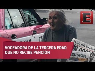 A sus 80 años, quiere seguir trabajando como voceadora