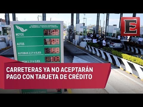 Capufe ya no realizará cobros de peaje mediante tarjetas de crédito