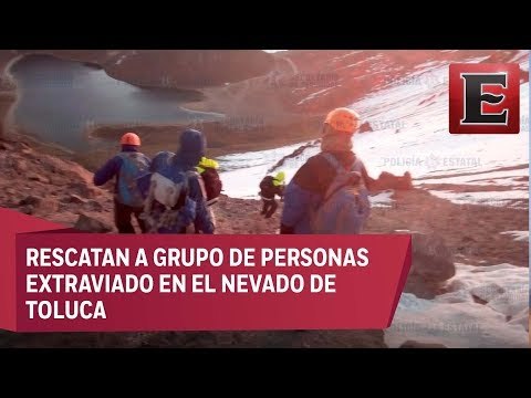 Rescatan 4 personas extraviadas en el Nevado de Toluca