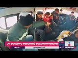 Asalto en combi de Texcoco; asaltantes golpean a pasajero antes de irse | Noticias con Yuriria