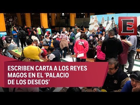 Llegan los Reyes Magos al Palacio Postal de la CDMX