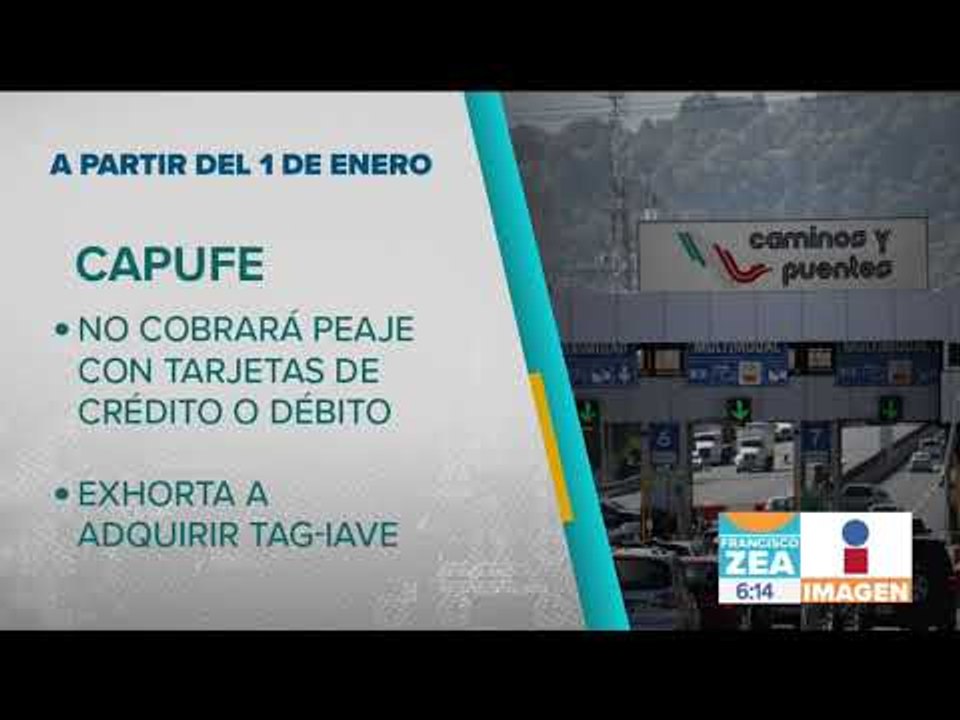 A partir del 1 de enero dejarán de cobrar peaje de casetas con tarjetas de crédito o débito