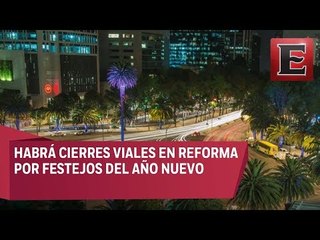 Todo listo para la celebración del Año Nuevo en la CDMX