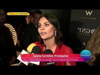 Laura Carmine comparte de la depresión que vivió tras trauma que sufrió | Sale el Sol