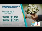 El 2019 iniciará con aumentos en impuestos y servicios en la CDMX | Noticias con Francisco Zea