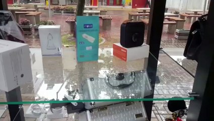 furto em loja mobiliza PM na região central