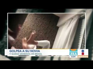 En redes sociales circula un video donde aparece un hombre golpeando brutalmente a su novia