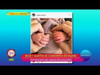 Ricky Martin se convierte en padre por tercera vez | Sale el Sol