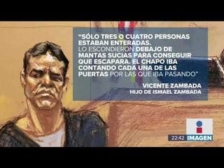 "El Chapo no sobornó a Vicente Fox para fugarse", así lo dijo el hijo de "El Mayo" Zambada