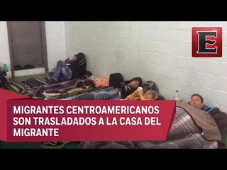 Trasladan a migrantes que vivían en el gimnasio municipal de Juárez