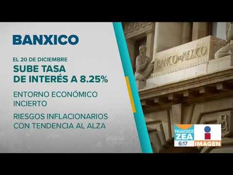 El Banco de México sube su tasa de interés a 8.25% | Noticias con Francisco Zea