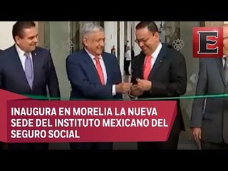 López Obrador presenta en Michoacán el plan nacional del IMSS