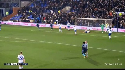 Fernando Llorente Goal - Tranmere Rovers 0-2 Tottenham (Full Replay)
