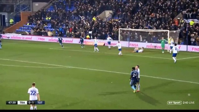 Fernando Llorente Goal - Tranmere Rovers 0-2 Tottenham (Full Replay)