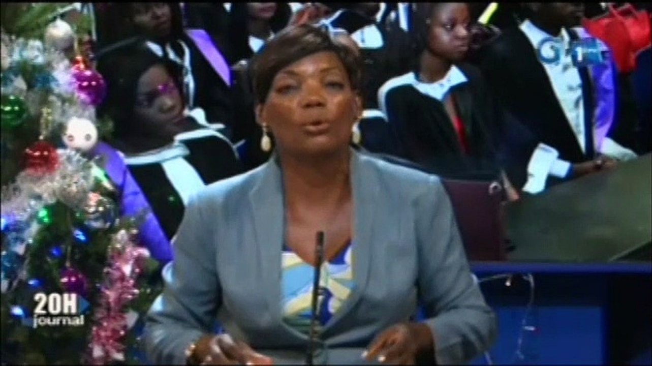 RTG/Remise de diplômes à l’Institut National de Science de Gestion en présence du Ministre d’Etat à l’Enseignement Supérieur