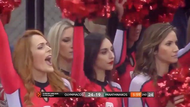 Jānis Strēlnieks Tallies 18 Points, 3 Rebounds, 2 assists - Olympiacos-Panathinaikos 04.01.2019 [HD]