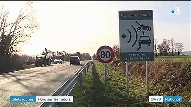 Gilets jaunes : de plus en plus de dégradations de radars depuis le début du mouvement