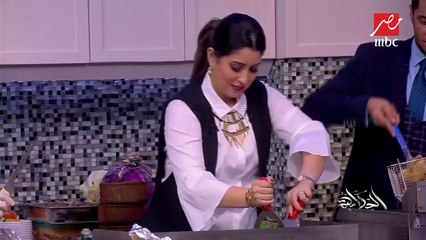 عمرو أديب لـ أيتن عامر: أكلك حلو أوي تسلم إيدك