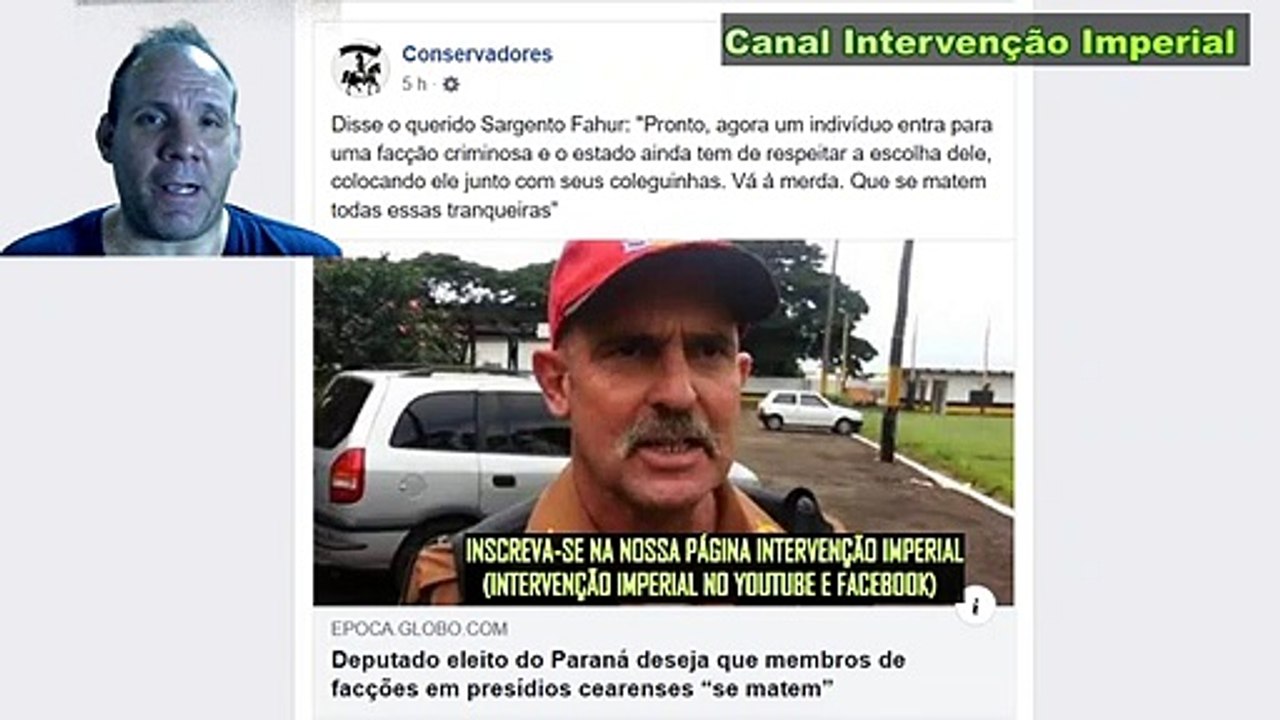 Deputado eleito do Paraná deseja que membros de facções em presídios cearenses “se matem”