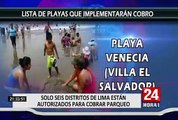 Sólo seis municipios limeños podrán cobrar para ingresar a sus playas