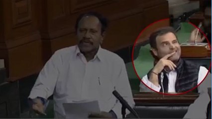 Rahul Gandhi eye wink | லோக்சபாவில் கண்ணடித்த ராகுல் காந்தி : வைரல்  வீடியோ