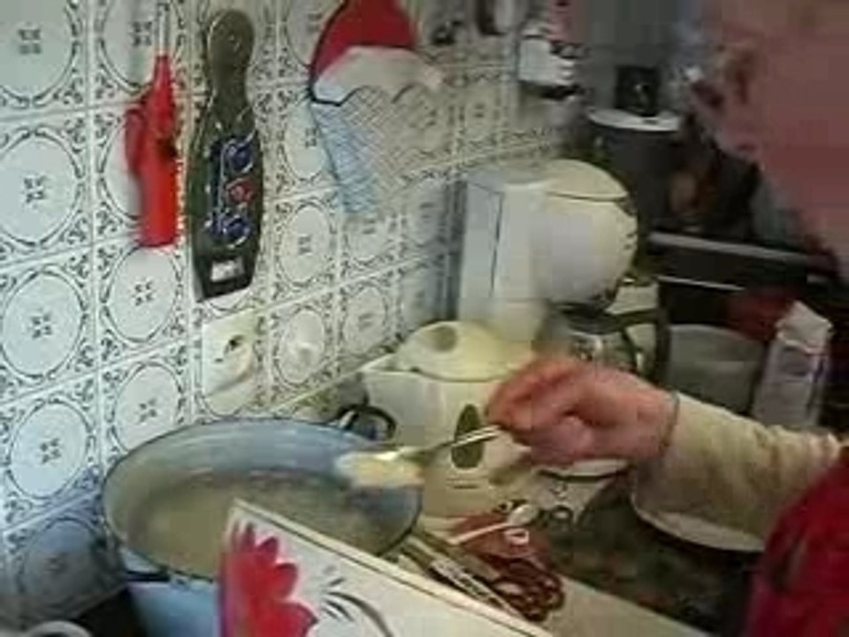 Kluski La cuisson